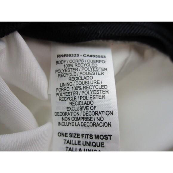 Nike Hat Cap Strap Back White Black Swoosh Lightweight Drifit Golf Golfer Mens * - Picture 11 of 12